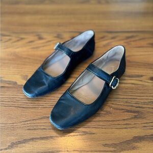 Sam Edelman Black Square-Toe Flats